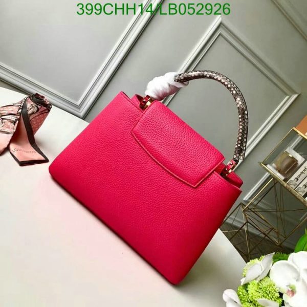 Louis Vuitton 1:1 Mirror Replica CAPUCINES BB Scarlet Red LB05292610182