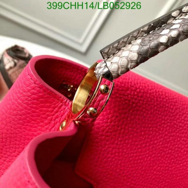 Louis Vuitton 1:1 Mirror Replica CAPUCINES BB Scarlet Red LB05292610182