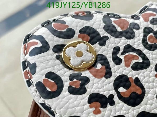 Louis Vuitton 1:1 Mirror Replica CAPUCINES Leopard Patterns Casual YB12862176548