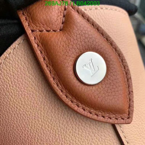 Louis Vuitton 1:1 Mirror Replica Calfskin Lockme Hobo Bag LB04200326984