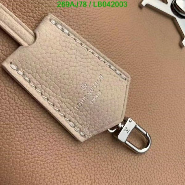 Louis Vuitton 1:1 Mirror Replica Calfskin Lockme Hobo Bag LB04200326984