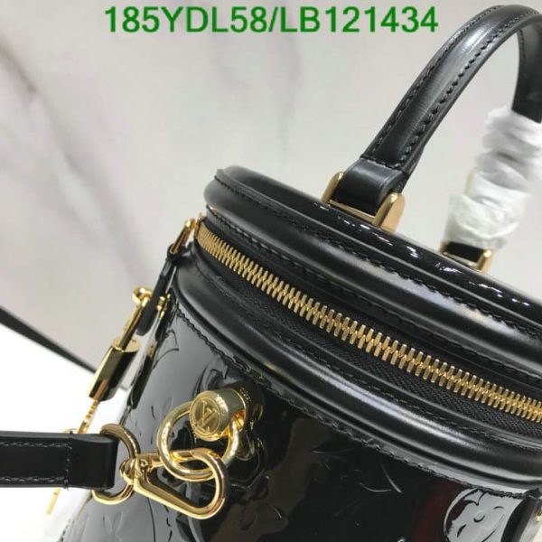 Louis Vuitton 1:1 Mirror Replica Cannes Shoulder Bag Black Leather LB12143476894