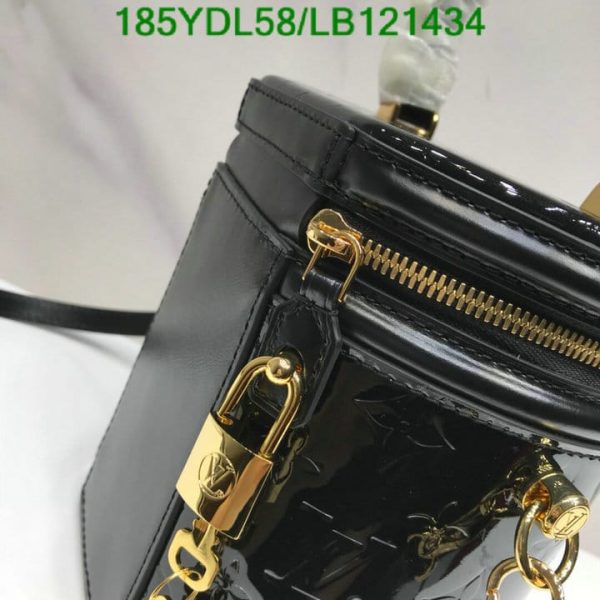 Louis Vuitton 1:1 Mirror Replica Cannes Shoulder Bag Black Leather LB12143476894