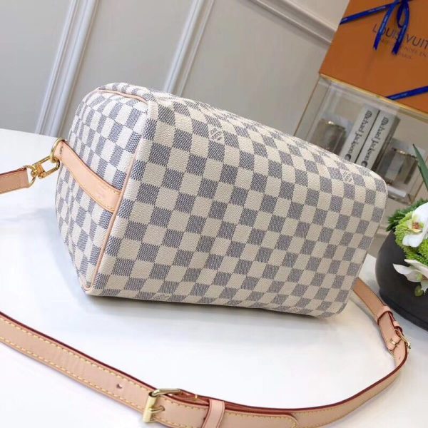 Louis Vuitton 1:1 Mirror Replica  Canvas Damier Ebene Shoulder Bag LB05101056248