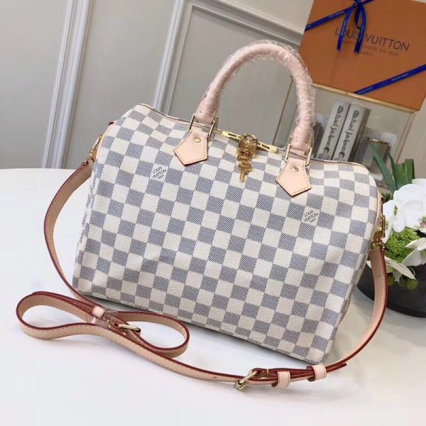 Louis Vuitton 1:1 Mirror Replica  Canvas Damier Ebene Shoulder Bag LB05101056248