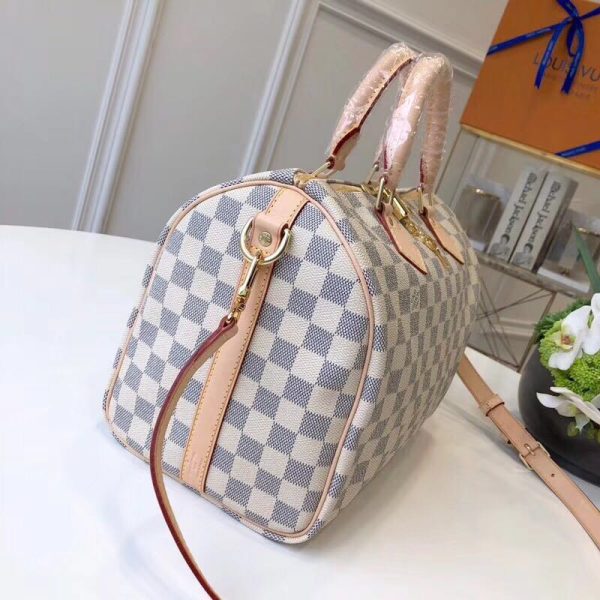 Louis Vuitton 1:1 Mirror Replica  Canvas Damier Ebene Shoulder Bag LB05101056248