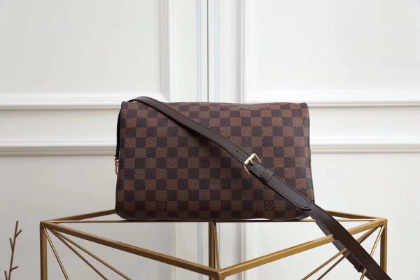 Louis Vuitton 1:1 Mirror Replica  Canvas Damier Ebene Shoulder Bag LB05101056248