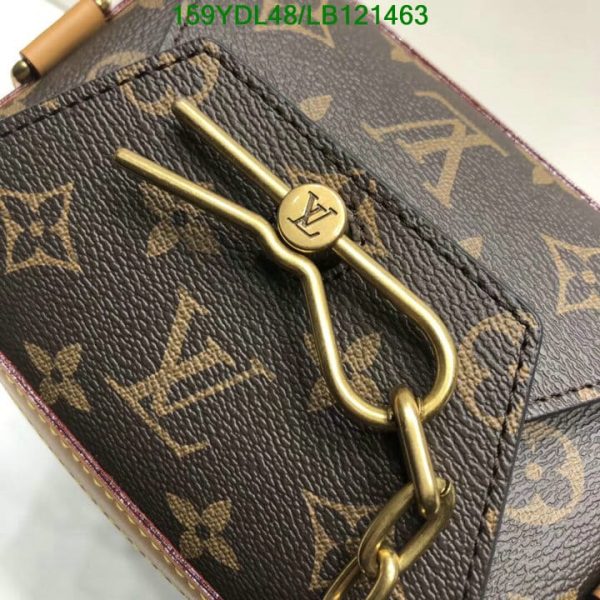 Louis Vuitton 1:1 Mirror Replica Canvas Milk Box Bag  LB12146387659