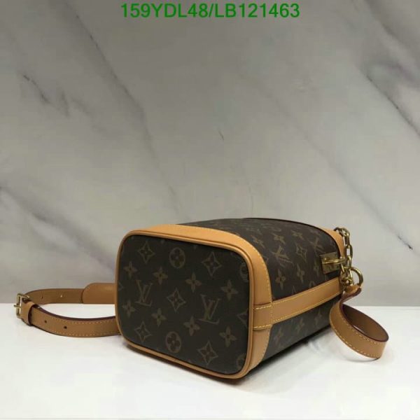 Louis Vuitton 1:1 Mirror Replica Canvas Milk Box Bag  LB12146387659