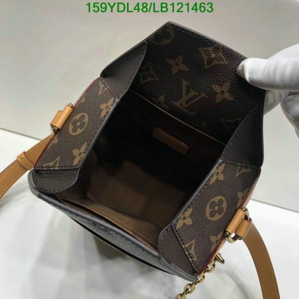 Louis Vuitton 1:1 Mirror Replica Canvas Milk Box Bag  LB12146387659