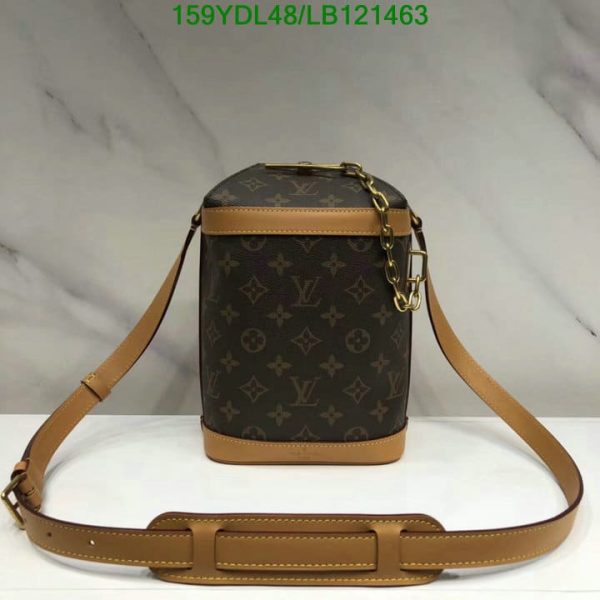 Louis Vuitton 1:1 Mirror Replica Canvas Milk Box Bag  LB12146387659