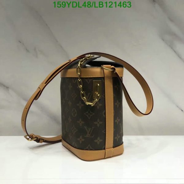 Louis Vuitton 1:1 Mirror Replica Canvas Milk Box Bag  LB12146387659