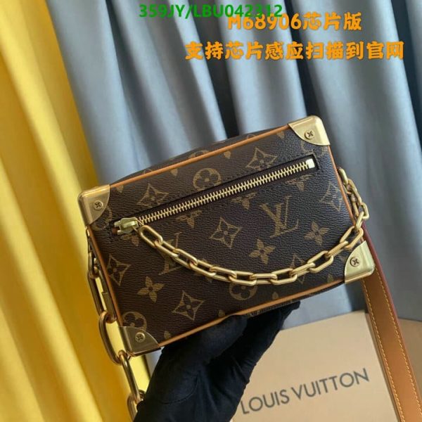 Louis Vuitton 1:1 Mirror Replica Canvas Mini Soft Trunk LBU0423121235