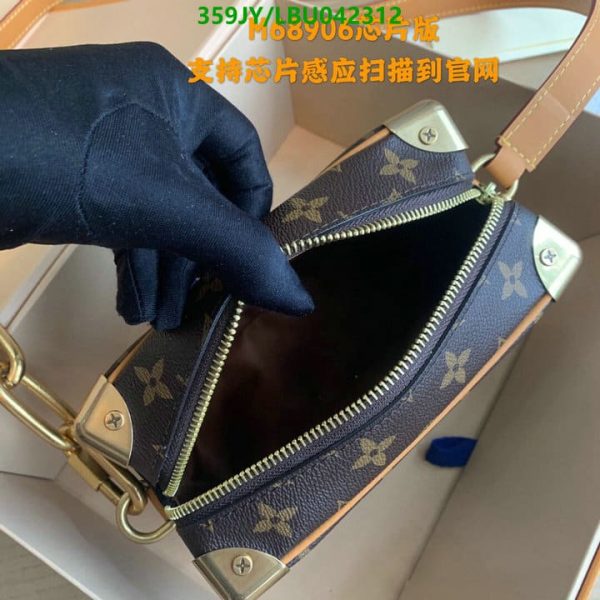 Louis Vuitton 1:1 Mirror Replica Canvas Mini Soft Trunk LBU0423121235