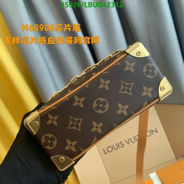 Louis Vuitton 1:1 Mirror Replica Canvas Mini Soft Trunk LBU0423121235