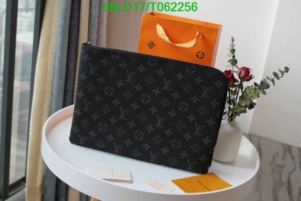 Louis Vuitton 1:1 Mirror Replica  Canvas Poche Document Bag T062256632189