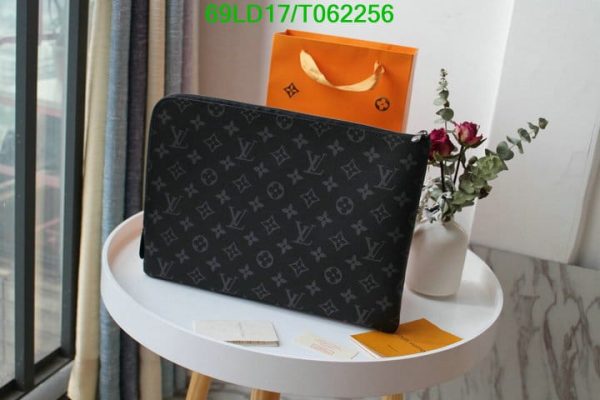 Louis Vuitton 1:1 Mirror Replica  Canvas Poche Document Bag T062256632189