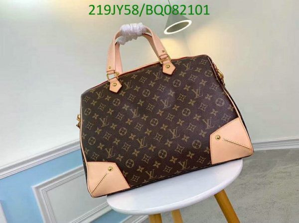 Louis Vuitton 1:1 Mirror Replica Canvas and Leather Retiro GM Bag LBQ0821013126