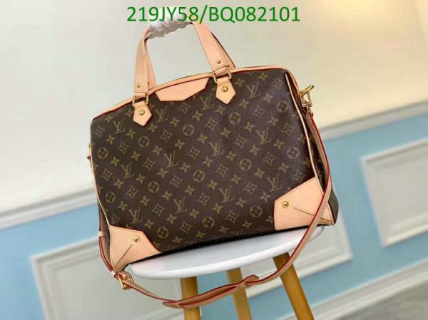 Louis Vuitton 1:1 Mirror Replica Canvas and Leather Retiro GM Bag LBQ0821013126