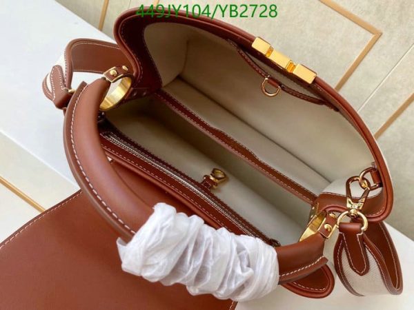 Louis Vuitton 1:1 Mirror Replica Capucines MM Cream YB27289765438