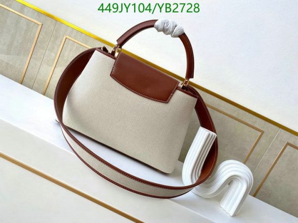 Louis Vuitton 1:1 Mirror Replica Capucines MM Cream YB27289765438