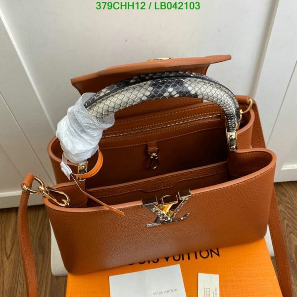 Louis Vuitton 1:1 Mirror Replica Capucines MM Handbag LB04210326984