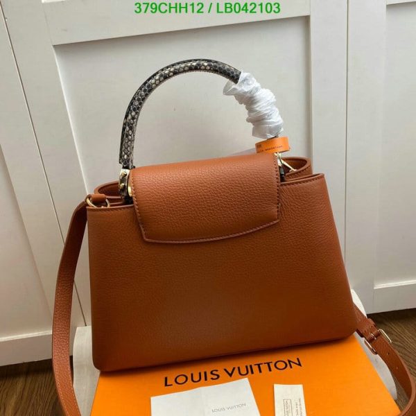 Louis Vuitton 1:1 Mirror Replica Capucines MM Handbag LB04210326984