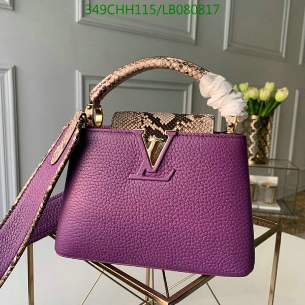 Louis Vuitton 1:1 Mirror Replica Capucines Mini Bag LB08081715964