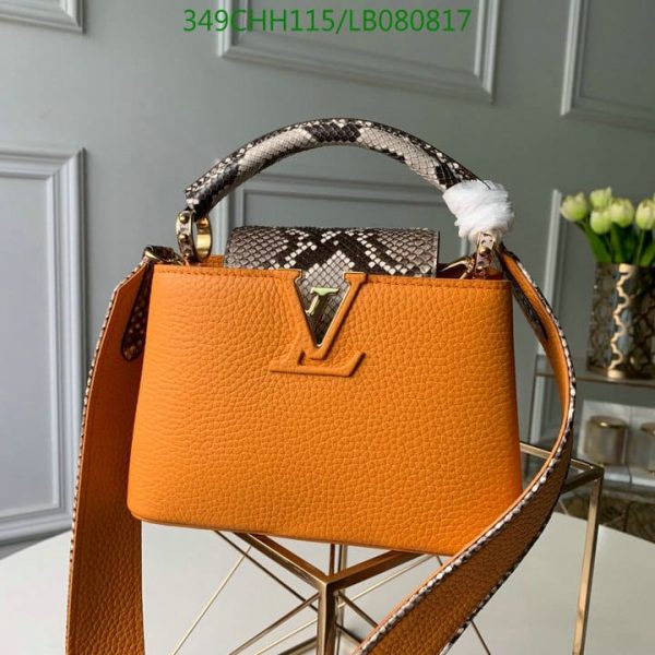 Louis Vuitton 1:1 Mirror Replica Capucines Mini Bag LB08081715964