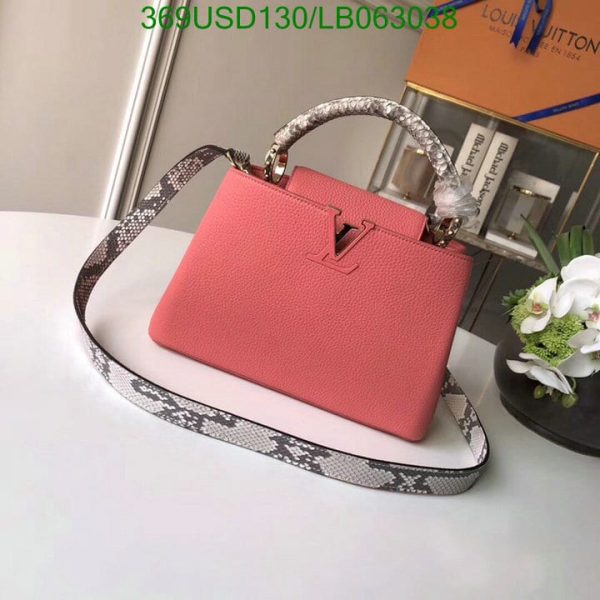 Louis Vuitton 1:1 Mirror Replica Capucines PM 2way Handbag LB06303895123