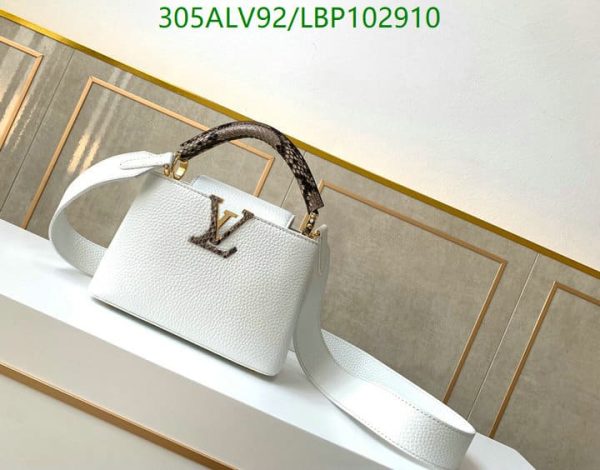 Louis Vuitton 1:1 Mirror Replica Capucines PM Scarlet Bag LBP1029102634