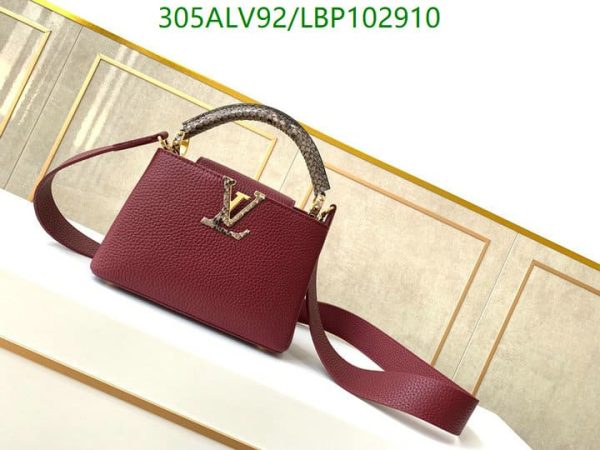 Louis Vuitton 1:1 Mirror Replica Capucines PM Scarlet Bag LBP1029102634