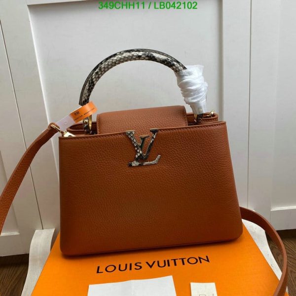 Louis Vuitton 1:1 Mirror Replica Casual Style 2WAY Leather Handbag LB04210226984