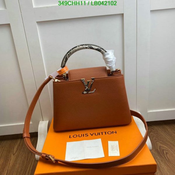 Louis Vuitton 1:1 Mirror Replica Casual Style 2WAY Leather Handbag LB04210226984