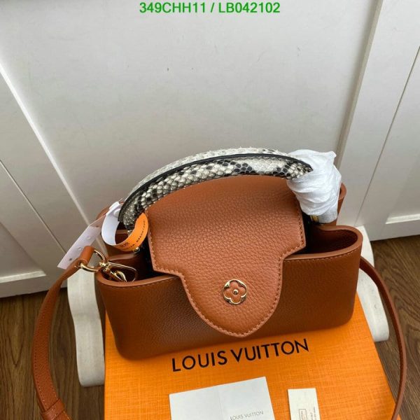 Louis Vuitton 1:1 Mirror Replica Casual Style 2WAY Leather Handbag LB04210226984