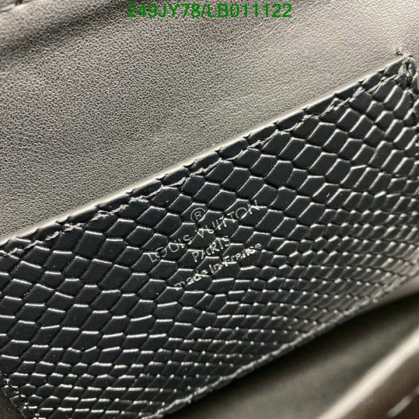 Louis Vuitton 1:1 Mirror Replica Chain Shoulder Bag Wallet Catgram Grace Coddington Portofeuil Twist Noir Black Ladies LB01112231256