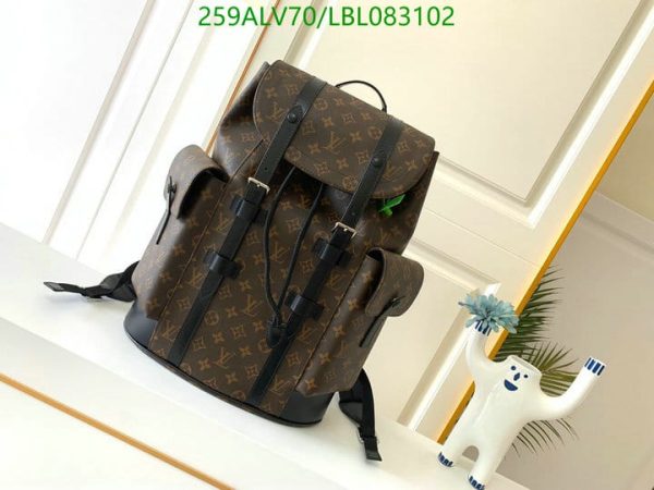 Louis Vuitton 1:1 Mirror Replica Christopher Canvas Backpack LBL0831021258