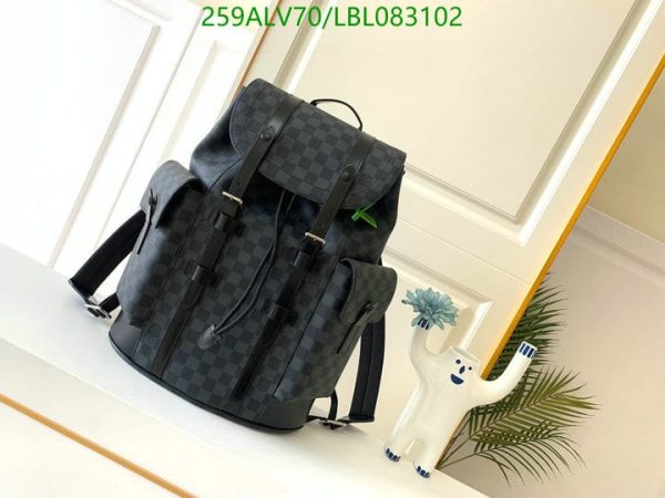 Louis Vuitton 1:1 Mirror Replica Christopher Canvas Backpack LBL0831021258