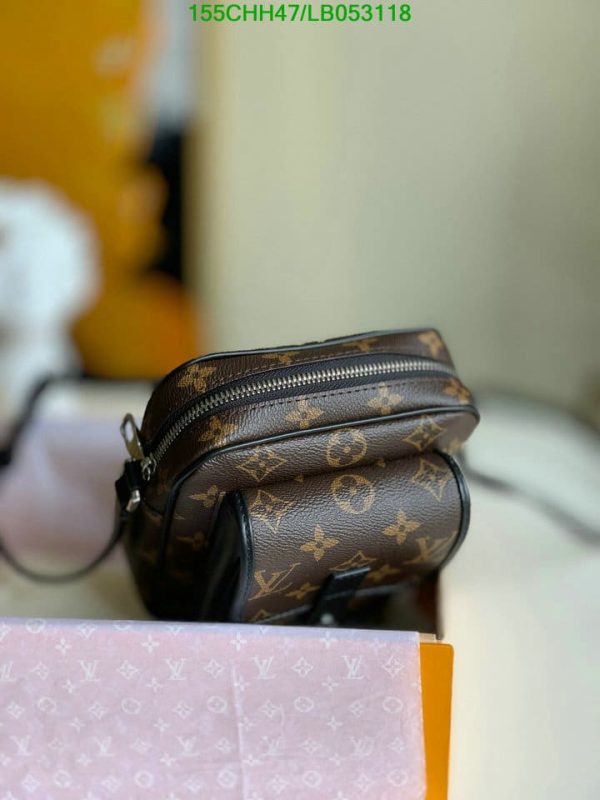 Louis Vuitton 1:1 Mirror Replica Christopher wearable wallet monogram macassar Brown LB05311841235