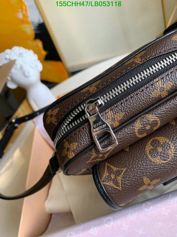 Louis Vuitton 1:1 Mirror Replica Christopher wearable wallet monogram macassar Brown LB05311841235