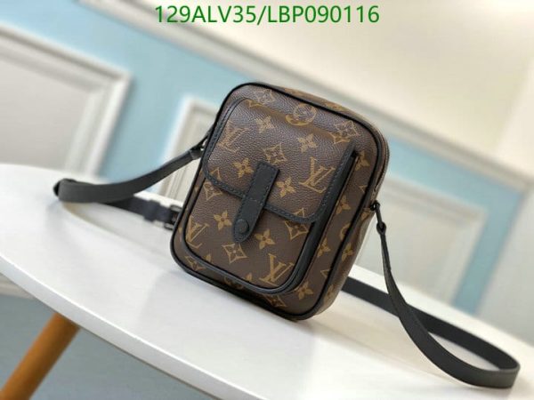 Louis Vuitton 1:1 Mirror Replica Christopher wearable wallet monogram macassar Brown  LBP0901167854