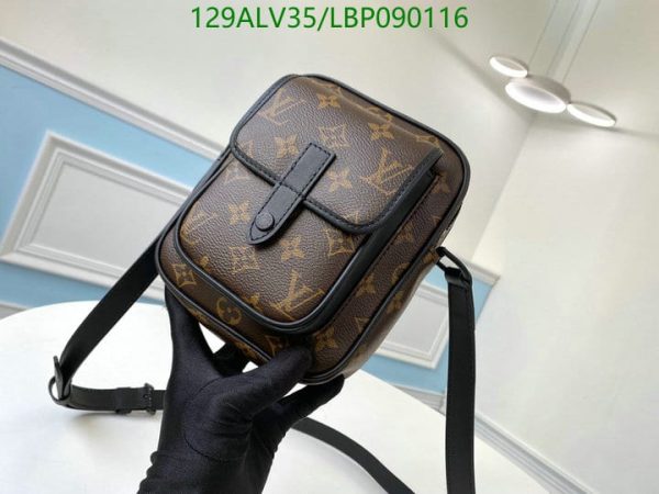 Louis Vuitton 1:1 Mirror Replica Christopher wearable wallet monogram macassar Brown  LBP0901167854