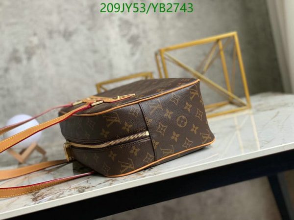 Louis Vuitton 1:1 Mirror Replica Cite GM Canvas Brown YB27439675438