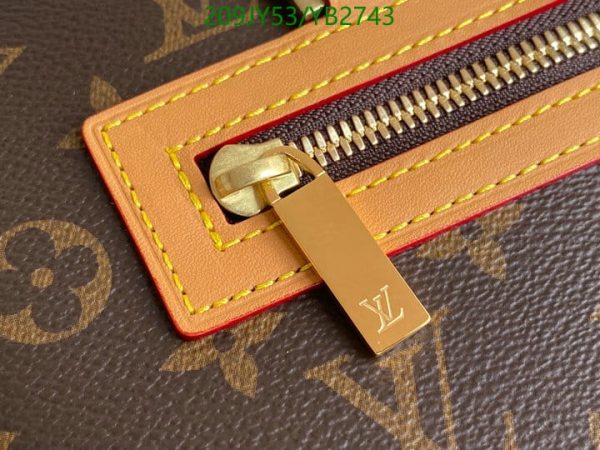 Louis Vuitton 1:1 Mirror Replica Cite GM Canvas Brown YB27439675438