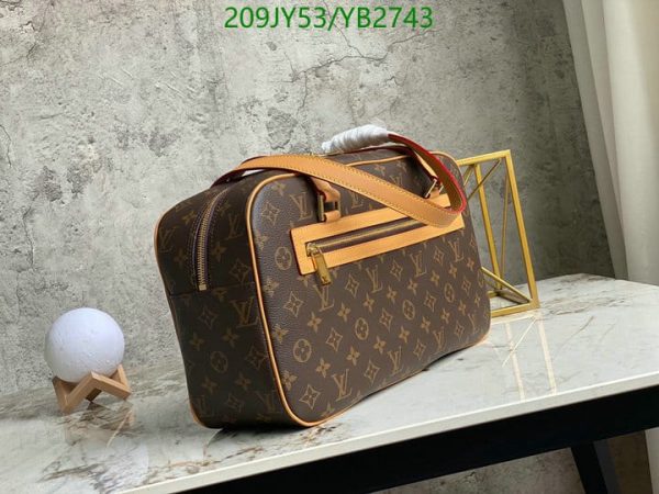 Louis Vuitton 1:1 Mirror Replica Cite GM Canvas Brown YB27439675438