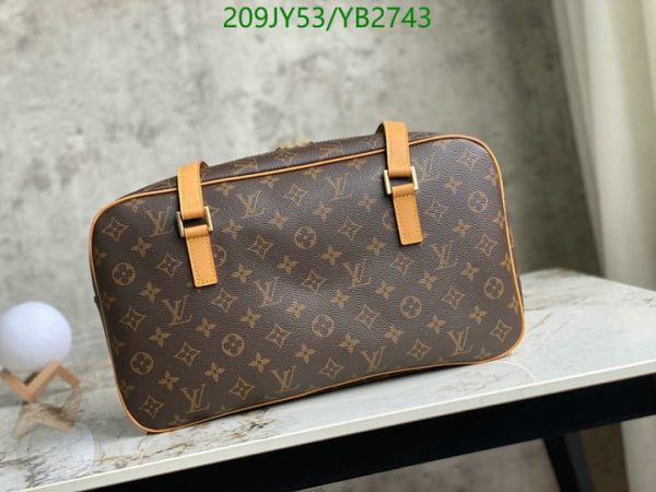 Louis Vuitton 1:1 Mirror Replica Cite GM Canvas Brown YB27439675438