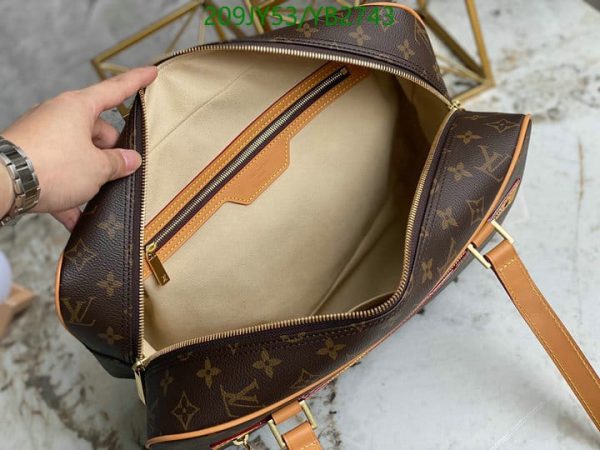 Louis Vuitton 1:1 Mirror Replica Cite GM Canvas Brown YB27439675438