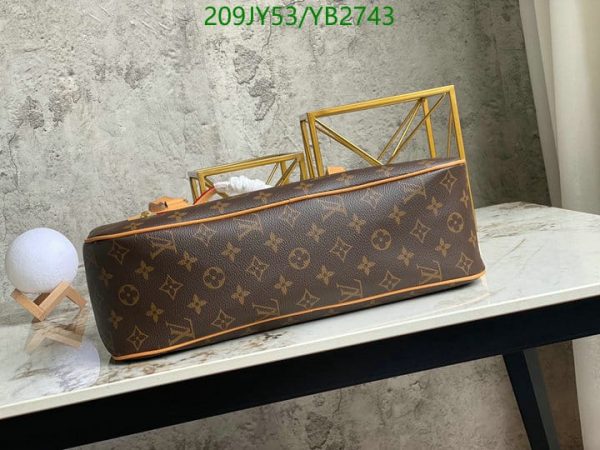 Louis Vuitton 1:1 Mirror Replica Cite GM Canvas Brown YB27439675438