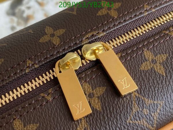 Louis Vuitton 1:1 Mirror Replica Cite GM Canvas Brown YB27439675438