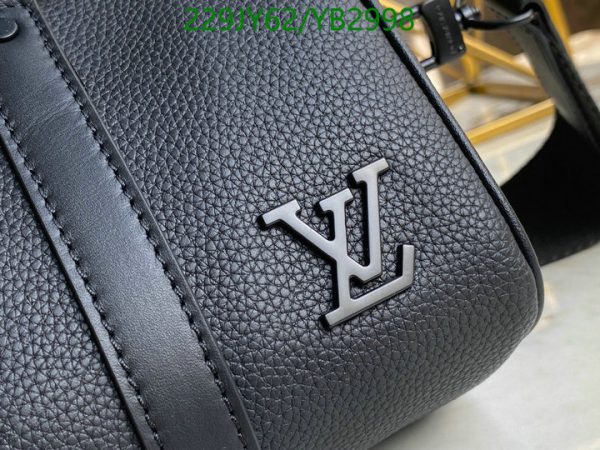 Louis Vuitton 1:1 Mirror Replica City Keepall Noir Calf Leather YB29987654890